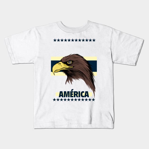 Aguilas América Campeón Kids T-Shirt by akyanyme